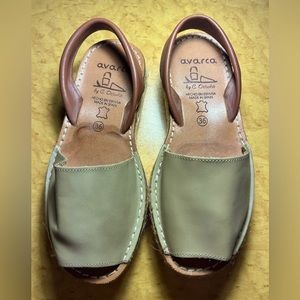 Avarca MIBO Wedge Spanish Sandals Sz 36/6